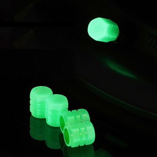 product_image_name-Generic-4pcs /Set Luminous Tire Valve Cap Electric Motorcycle Vacuum Tire Valve Cover-4