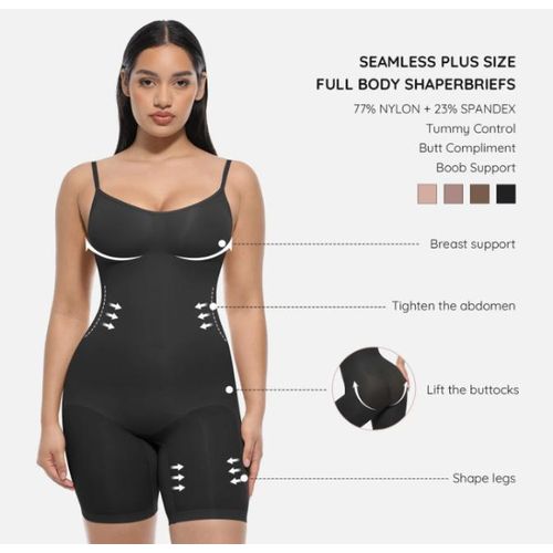 product_image_name-AD-Sexy Body Shaper Suit For Woman - Black -1