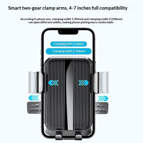 product_image_name-Generic-2 In 1 Motorcycle Phone Mount with Vibration Dampener & High-Speed Secure Lock, Anti-Theft Handlebar Cellphone Holder for Motorcycle Bike Bicycle Scooter ATV, for 4-7'' Smartphone-5