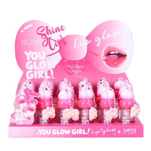 product_image_name-Generic-3 Pieces Flowing Light Glitter Lip Glaze Long Lasting Lip Gloss-3