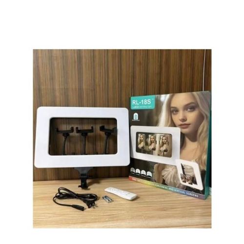 Generic RL-18S LED Selfie Ring Light with Phone Holder & Remote Control - image 2