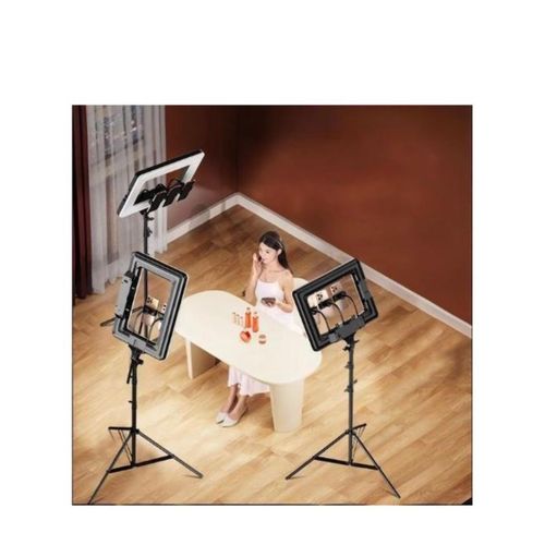 Generic RL-18S LED Selfie Ring Light with Phone Holder & Remote Control - image 3