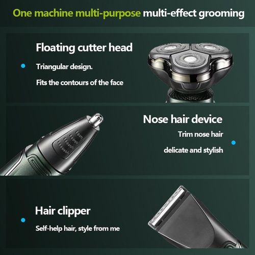 product_image_name-TOUPHY-Electric  3-in-1 Shaver, Beard Trimmer, Nose Hair Trimmer for Men,  Nose Hair Trimmer with Hair Clipper，Cordless Rechargeable with Pop Up Trimmer, Lightweight Handheld Design-2