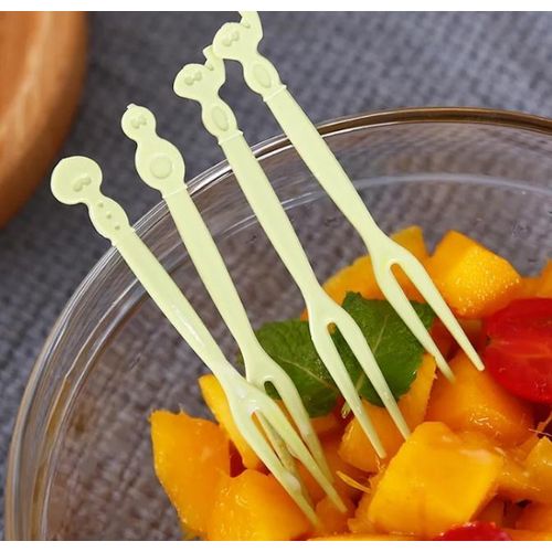 AD 160pcs Classic Fruit Fork - multicolour