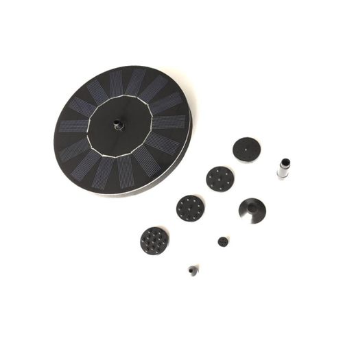 product_image_name-White Label-Solar Powered Circular Fountain Outdoor Pool Floating Fountain Courtyard Brushless Submersible Pump for Garden Decoration-3