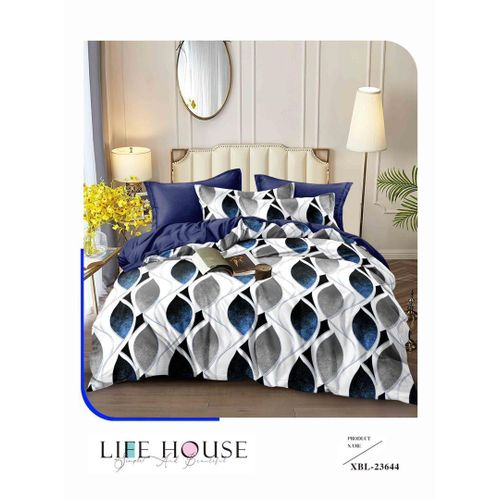 Generic Elegant Bedsheets King-size 1 Bedsheet 3 pillow cases (4pcs) -Multi