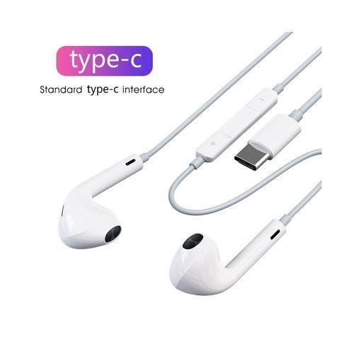 product_image_name-Generic-Type-C earpiece for iphones - White-1