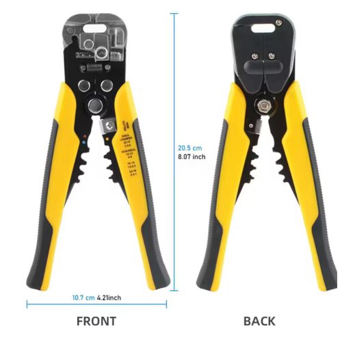 product_image_name-Genetic-Wire Stripper Wire Cutter Wire Crimping Tool-Yellow-2