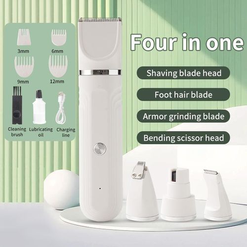 product_image_name-Generic-4-in-1 Pet Hair Clipper Set, for Cats and Dogs - Hair Trimming and Nail Trimming-1