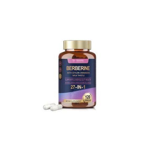 product_image_name-Generic-Berberine 27-in-1 Herbal Supplement with Ceylon Cinnamon & Milk Thistle – 120 Capsules-1