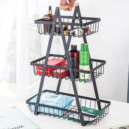 product_image_name-Generic-Three-tiered fruit rack, modern kitchen décor, suitable for storing vegetables, fruits, and snacks (black, square).-7