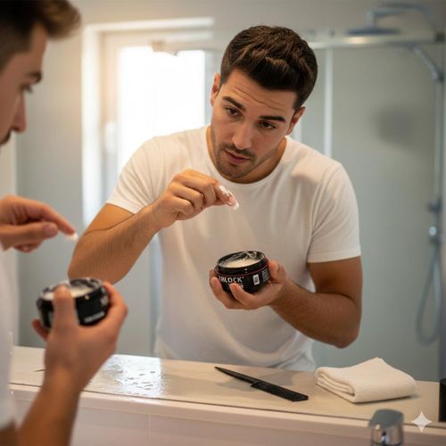 product_image_name-XBLOCK- Barberoma Ultra Hard Hair Styling Wax - Professional Hold - 150ml-2