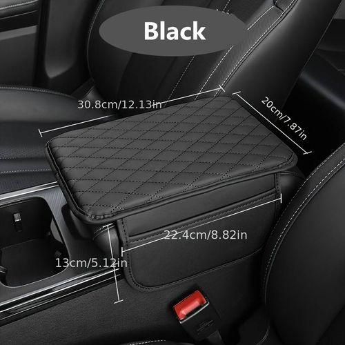 product_image_name-Generic-Universal Car Armrest Mat, Center Console Mat - Black-1
