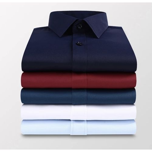 Shop Generic Office Long Sleeve Shirts - 5 Pieces - Multicolour Online ...