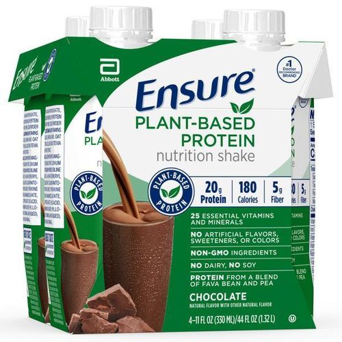 Ensure Plant-Based Protein Nutrition shake-Chocolate 330ml× 4 pieces