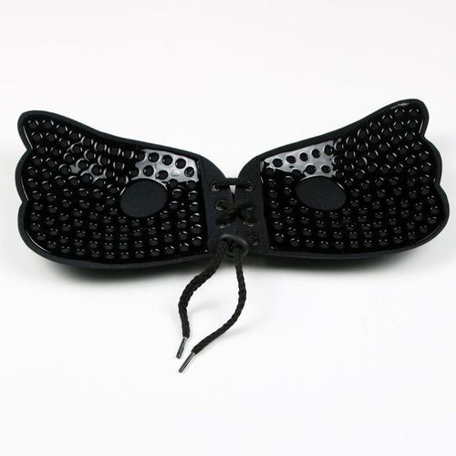 Generic Adhesive Strapless Push Up Bra - Black - image 2