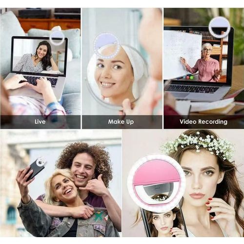 Generic Mobile Phone LED Selfie Ring Light with USB Charge - image 5