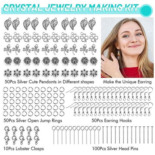 Generic Crystal Jewelry Making Kit DIY Earring Making Kit With