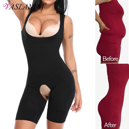 Shop Generic Women' Corset Compression Garments Abdomen Shaping Short Vest Girdle  Postpartum Post Liposuction Bodysuit Fajas Colombianas Online