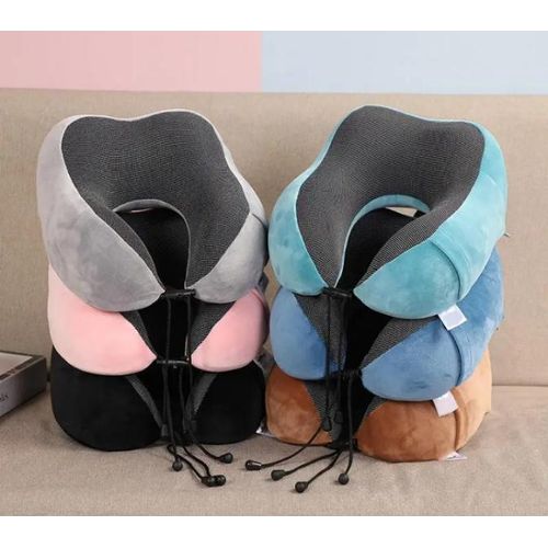 product_image_name-AD GALAXY-Classic Travel Neck Pillow - Multicolor -2