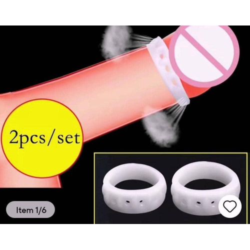 product_image_name-Others-2pcs White Penis Ring for Men – Breathable Delay Ring-1