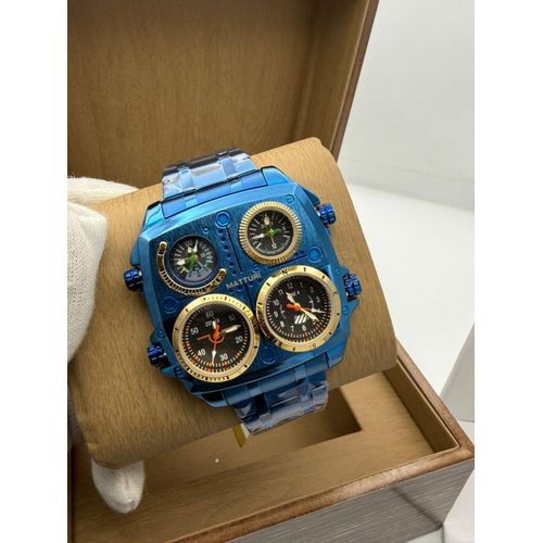 product_image_name-MATTURI-World Time Watch with Compass for Men - Blue-1