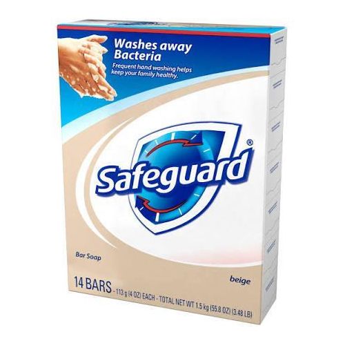 product_image_name-Safegard-Original Antibacterial Bar Soap, 4 Ounce, 14 Pack for Family Health. Beige.-1