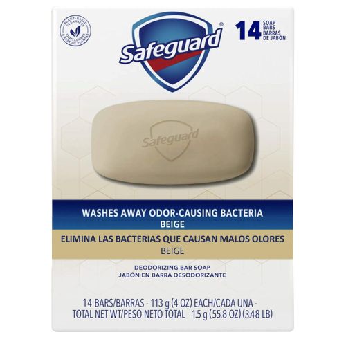 product_image_name-Safegard-Original Antibacterial Bar Soap, 4 Ounce, 14 Pack for Family Health. Beige.-2