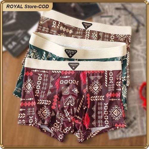 product_image_name-ASHION-EU Sizes Men's Cotton Boxer Briefs 3-Pack - Breathable, Comfortable, Durable, Perfect Fit-1