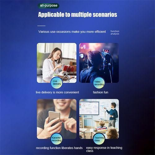 DRASURE 3.5mm Wireless Lavalier Lapel Microphone Omnidirectional Condenser Mic(2Microphone) - image 4