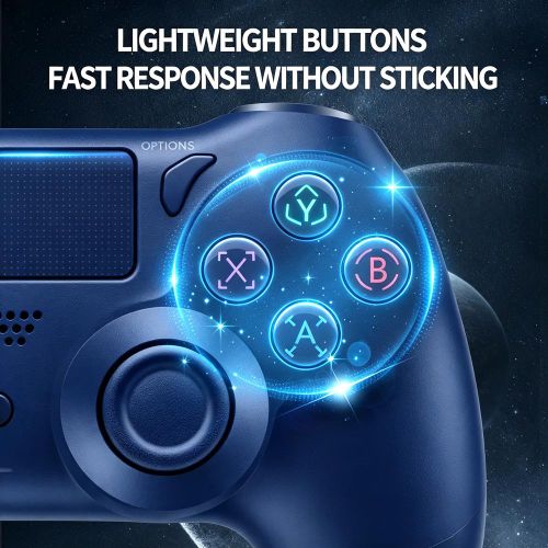 Luma Dual‑Motor PS4 Wireless Controller Bluetooth Joypad For PlayStation 4 Joypad PC/IOS/Android - image 4