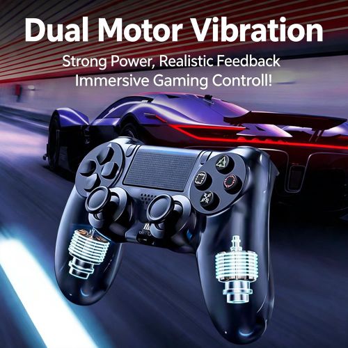 Luma Dual‑Motor PS4 Wireless Controller Bluetooth Joypad For PlayStation 4 Joypad PC/IOS/Android - image 5