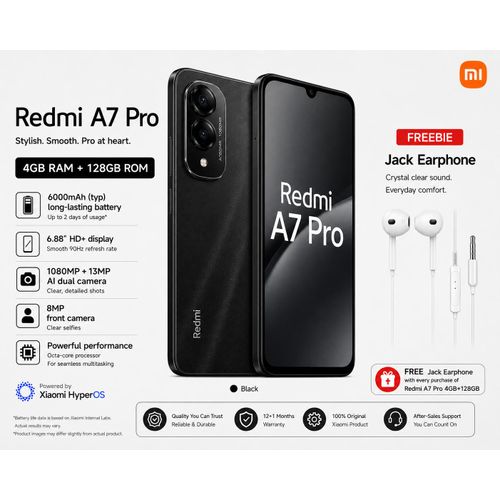 Shop Redmi Xiaomi A7 Pro - 6.9'' - 13MP Rear/8MP Front