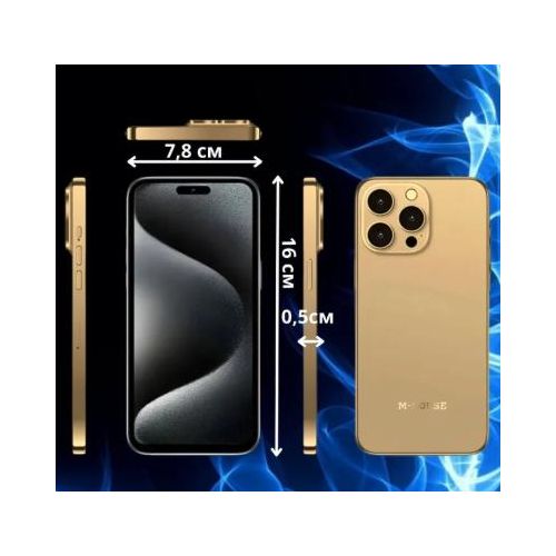 product_image_name-M-HORSE- 15 pro mini Smartphone -  3.0'' - 2/ 16 GB - Black/ Blue / Gold-3