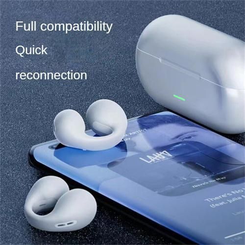 product_image_name-Generic-Ear Clip Bone Conduction Headphones Wireless Earbuds 8D Surround Sound Bass Sports Headphones With Microphone-3