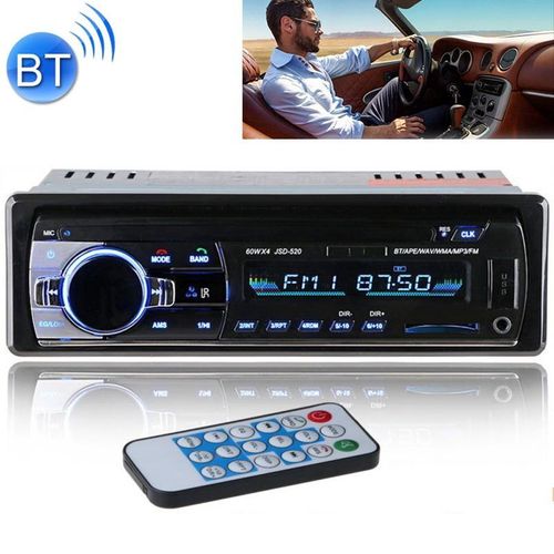 product_image_name-Generic-JSD-520 Car Stereo Radio MP3 Audio Player - Black-1