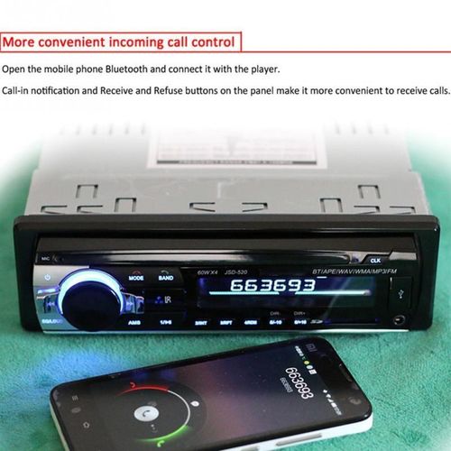product_image_name-Generic-JSD-520 Car Stereo Radio MP3 Audio Player - Black-8