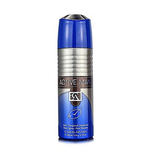 Shop Chris Adams Active Man Perfume - 100ml + Deodorant - 200ml Online ...
