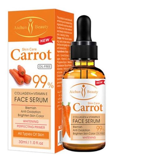 product_image_name-Aichun Beauty-Collagen+Vitamin E Carrot Face Brightening Serum - 99% Oil FREE - 30ml-2
