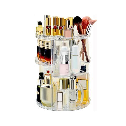 product_image_name-Generic-Rotating Makeup Organizer – Adjustable Multi-Layer Cosmetics Storage -D25.4 x H20.3)cm / (D10 x H8)inch-1