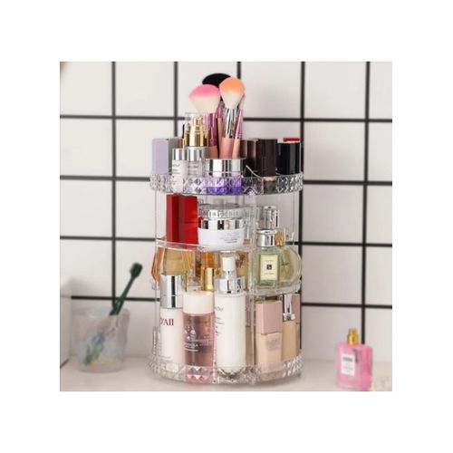 product_image_name-Generic-Rotating Makeup Organizer – Adjustable Multi-Layer Cosmetics Storage -D25.4 x H20.3)cm / (D10 x H8)inch-5