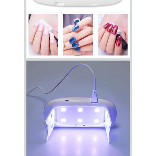 product_image_name-Nail Creation Professional-Compact and powerful Mini UV LED Nail Lamp - Mini UV LED Nail Lamp – Portable USB Gel Nail Dryer (Pink)-8