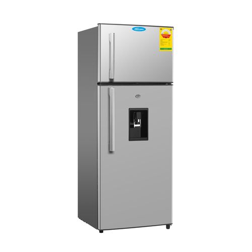 product_image_name-Delron-Drf-213 Double Door Refrigerator/Fridge With Water Dispenser-213 litres - Grey-1