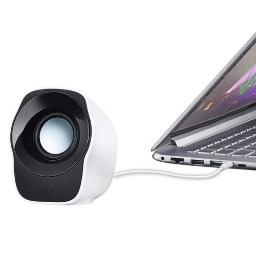 Logitech Z120 Compact Stereo Speaker - Black/White - image 2