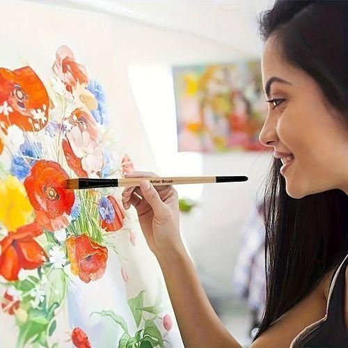 product_image_name-Generic-32pcs Oil Painting Brush Set, Nylon Hair Brush Set-7