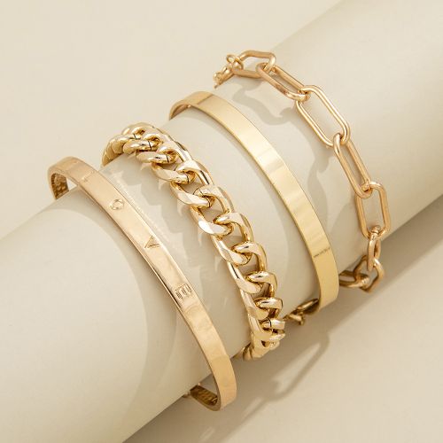 product_image_name-Generic-Women's Four-piece Gold Bracelet Bracelet Set-5