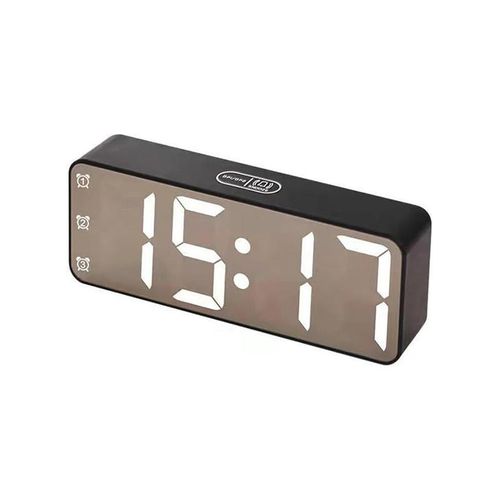 product_image_name-TodyJeyHo-Nightlight LED Digital Alarm Clock, Creative Smart, Bedside Desk Table Electronic Clock, Rechargeable, Date &Temp Display Digital Wall Clocks, for Bedroom Kitchen Office (BLACK)-1