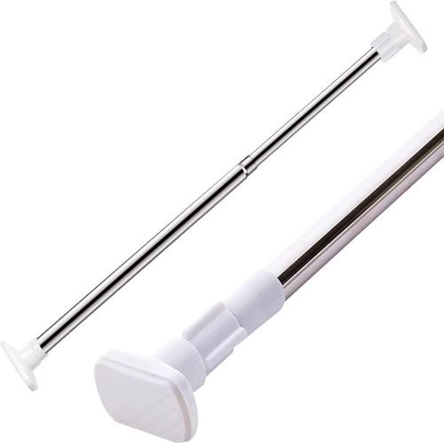 Generic Extendable Clothes Rail, 70-120cm Stainless Steel Extendable Clothes Rail Pole
