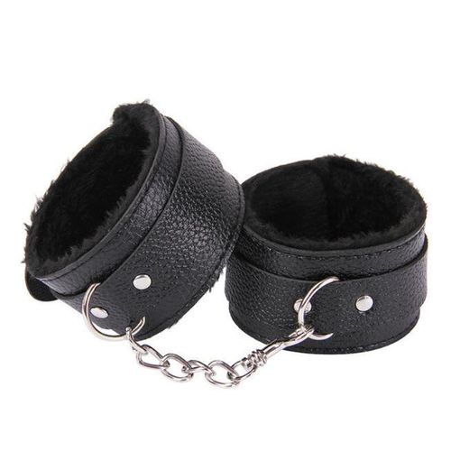 product_image_name-Generic-Leather Plush Handcuffs and Footcuffs - Alternative Toys for Couplesl-3