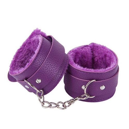 product_image_name-Generic-Leather Plush Handcuffs and Footcuffs - Alternative Toys for Couplesl-4